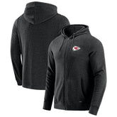 Kansas City Chiefs J. Palmer Players Lounge Tri-Blend Full-Zip Hoodie - Dark Heather Gray sale