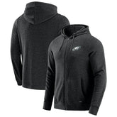 Philadelphia Eagles J. Palmer Players Lounge Tri-Blend Full-Zip Hoodie - Dark Heather Gray online