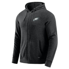 Philadelphia Eagles J. Palmer Players Lounge Tri-Blend Full-Zip Hoodie - Dark Heather Gray online