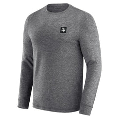 Minnesota Vikings J. Palmer Four Down Long Sleeve T-Shirt - Heather Black sale