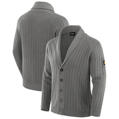 Pittsburgh Steelers J. Palmer The Playmaker Cardigan Raglan Sweater - Graphite for sale