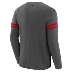 San Francisco 49ers J. Palmer Players Lounge Raglan Tri-Blend Sweatshirt - Dark Heather Gray online