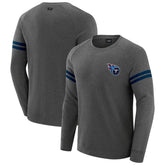Tennessee Titans J. Palmer Players Lounge Raglan Tri-Blend Sweatshirt - Dark Heather Gray online