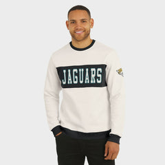 Jacksonville Jaguars Darius Rucker Collection Colorblock Pullover Sweatshirt - Cream discount