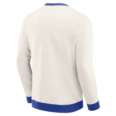 Los Angeles Rams Darius Rucker Collection Colorblock Pullover Sweatshirt - Cream sale