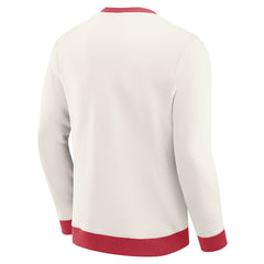 Arizona Cardinals Darius Rucker Collection Colorblock Pullover Sweatshirt - Cream online