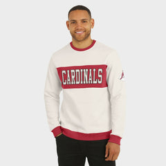 Arizona Cardinals Darius Rucker Collection Colorblock Pullover Sweatshirt - Cream online