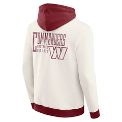 Washington Commanders Darius Rucker Collection Distressed Graphics Full-Zip Hoodie - Cream for sale
