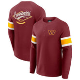 Washington Commanders Darius Rucker Collection Waffle-Knit Raglan Long Sleeve Henley T-Shirt - Burgundy cheap