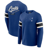 Indianapolis Colts Darius Rucker Collection Waffle-Knit Raglan Long Sleeve Henley T-Shirt - Royal online