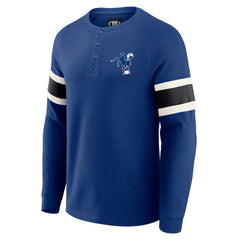 Indianapolis Colts Darius Rucker Collection Waffle-Knit Raglan Long Sleeve Henley T-Shirt - Royal online