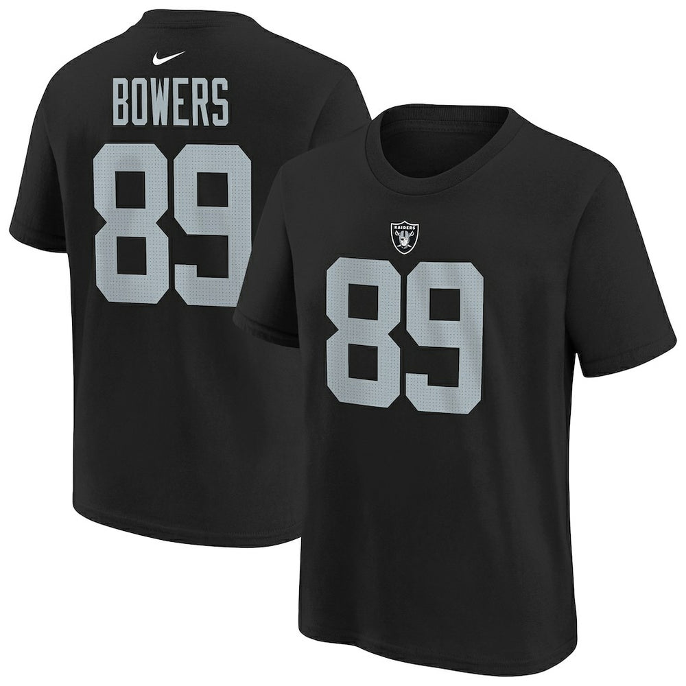 Brock Bowers Las Vegas Raiders Youth Player Name & Number T-Shirt - Black | Nike outlet