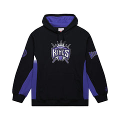 Sacramento Kings Hardwood Classics Team Origins Fleece Pullover Hoodie - Black | Mitchell & Ness shop