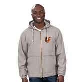 Baltimore Orioles G-III Sports by Carl Banks Full-Zip Rain Jacket - Gray