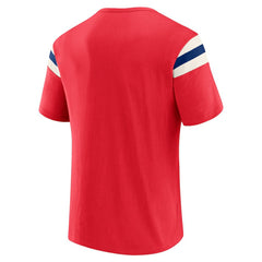 Philadelphia Phillies Darius Rucker Collection Distressed Sleeve Stripe T-Shirt - Red