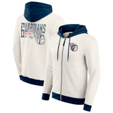 Cleveland Guardians Darius Rucker Collection Men's Polar Fleece Full-Zip Hoodie - Cream