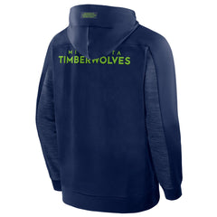 Minnesota Timberwolves Back Door Cut Play Defender Full-Zip Hoodie - Navy | Fanatics shop