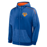 New York Knicks Back Door Cut Play Defender Full-Zip Hoodie - Blue | Fanatics shop