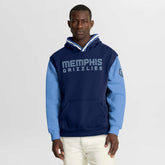 Memphis Grizzlies Half Court Shot Clock Fastbreak Hoodie - Navy/Blue | Fanatics sale
