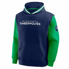 Minnesota Timberwolves Half Court Shot Clock Fastbreak Hoodie - Navy/Green | Fanatics for sale
