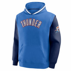Oklahoma City Thunder Half Court Shot Clock Fastbreak Hoodie - Blue/Navy | Fanatics on sale