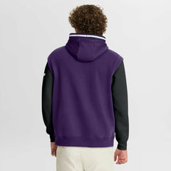Utah Jazz Half Court Shot Clock Fastbreak Hoodie - Purple/Black | Fanatics shop