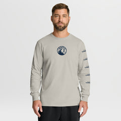 Minnesota Timberwolves Crossover Collection Ball Screen Action Premium Long Sleeve T-Shirt - Cream | Fanatics online