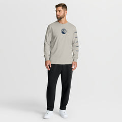Minnesota Timberwolves Crossover Collection Ball Screen Action Premium Long Sleeve T-Shirt - Cream | Fanatics online