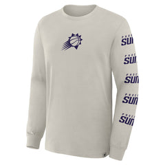 Phoenix Suns Crossover Collection Ball Screen Action Premium Long Sleeve T-Shirt - Cream | Fanatics on sale
