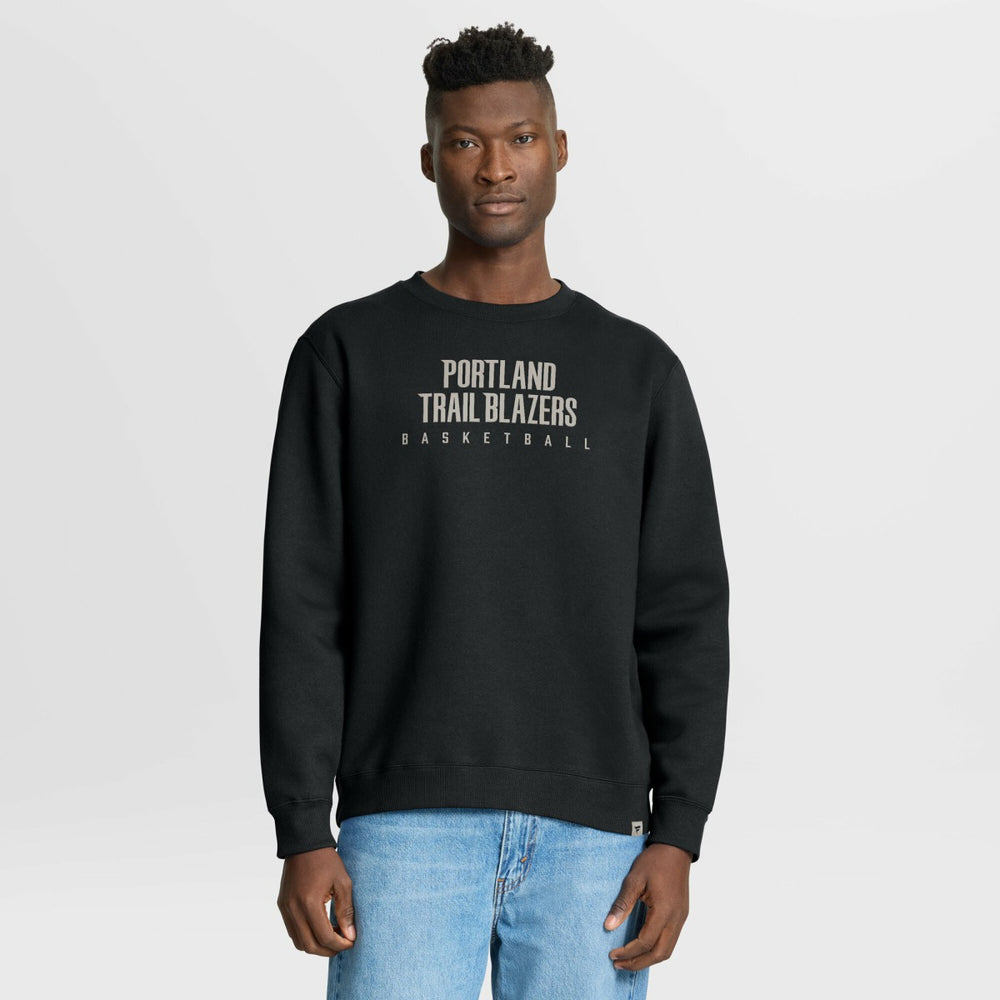 Portland Trail Blazers Crossover Collection Defensive Rotation Drill Premium Pullover Sweatshirt - Black | Fanatics for sale