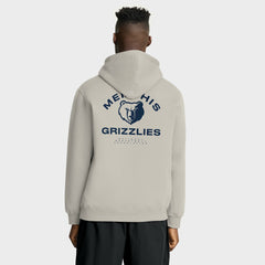 Memphis Grizzlies Crossover Collection Blocked Shot Premium Pullover Hoodie - Off White | Fanatics outlet