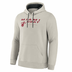 Miami Heat Crossover Collection Blocked Shot Premium Pullover Hoodie - Off White | Fanatics online
