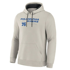 Philadelphia 76ers Crossover Collection Blocked Shot Premium Pullover Hoodie - Off White | Fanatics sale