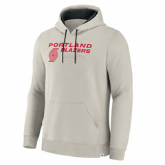 Portland Trail Blazers Crossover Collection Blocked Shot Premium Pullover Hoodie - Off White | Fanatics outlet