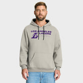 Los Angeles Lakers Crossover Collection Blocked Shot Premium Pullover Hoodie - Off White | Fanatics for sale