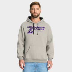 Los Angeles Lakers Crossover Collection Blocked Shot Premium Pullover Hoodie - Off White | Fanatics for sale