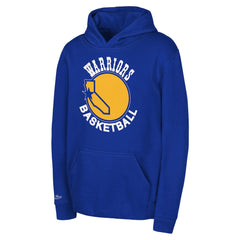 Golden State Warriors Preschool Retro Logo Pullover Hoodie sale - Royal | Mitchell & Ness for sale