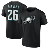 Saquon Barkley Philadelphia Eagles Icon Name & Number - Black online