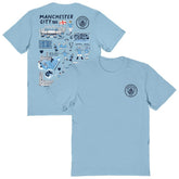 Manchester City Vive La Fete Women's Impressions Artwork T-Shirt - Sky Blue online