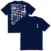 Tottenham Hotspur Vive La Fete Women's Impressions Artwork T-Shirt - Navy shop