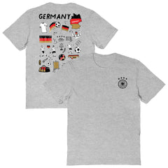 Germany National Team Vive La Fete Women's Impressions Artwork T-Shirt - Heather Gray shop
