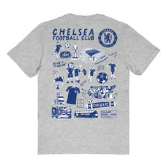 Chelsea Vive La Fete Women's Impressions Artwork T-Shirt - Heather Gray online