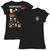Germany National Team Vive La Fete Girls Youth Color Badge Fitted T-Shirt - Black sale