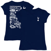 Tottenham Hotspur Vive La Fete Girls Youth Color Badge Fitted T-Shirt - Navy shop