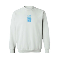 Argentina National Team Vive La Fete Women's Color Badge Pullover Sweatshirt - White discount