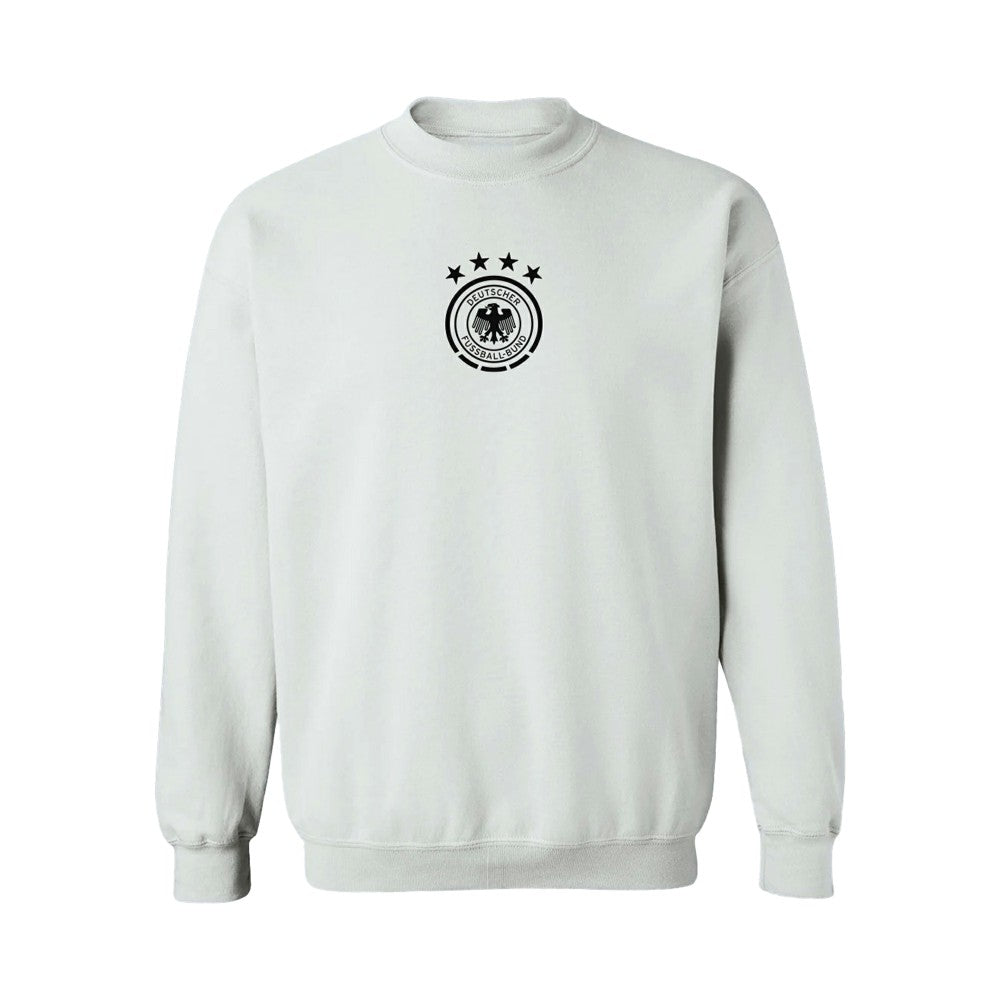 Germany National Team Vive La Fete Women's Color Badge Pullover Sweatshirt - White shop