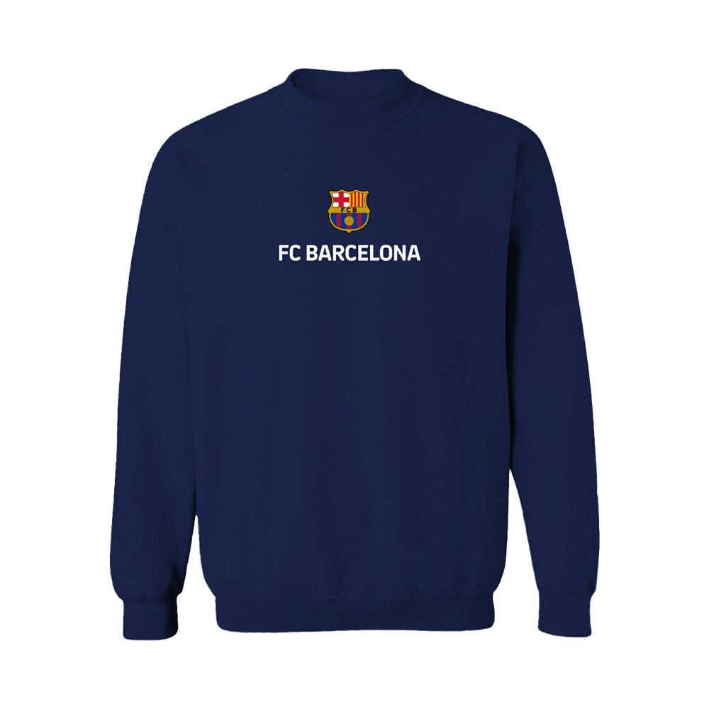 Barcelona Vive La Fete Women's Color Badge Pullover Sweatshirt - Navy online