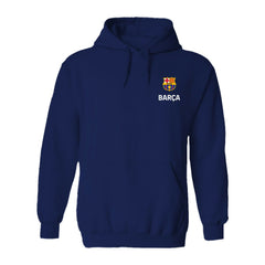 Barcelona Vive La Fete Women's Color Badge Pullover Hoodie - Navy on sale