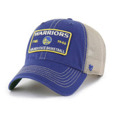 Golden State Warriors '47 Wabash Patch Clean Up Adjustable Hat sale - Royal/Tan | 47 brand shop