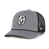 Vegas Golden Knights '47 Carbon Rope Trucker Adjustable Hat Gray
